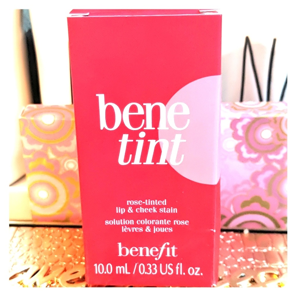 Benefit/ bene-tint rose lip and cheek stain